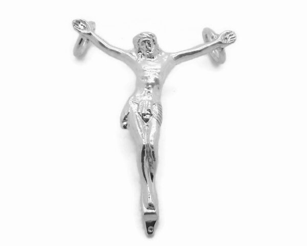 .925 Sterling Silver Olympic Jesus Christ Pendant