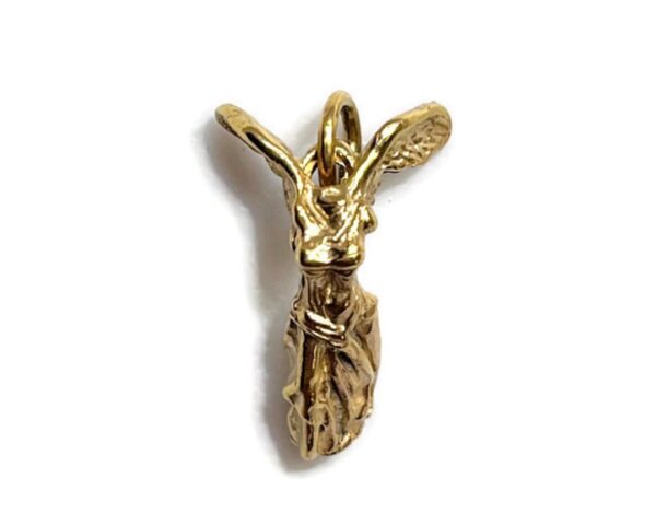 Nike Goddess Yellow Gold Charm Pendant