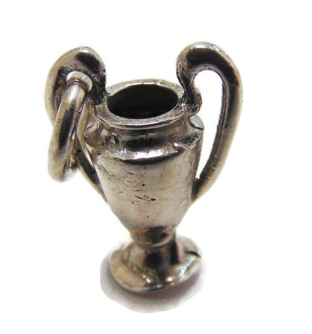 NEW!!! Football Cup Charm Pendant Sterling Silver!!