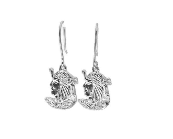 Nefertiti Earrings Sterling Silver .925
