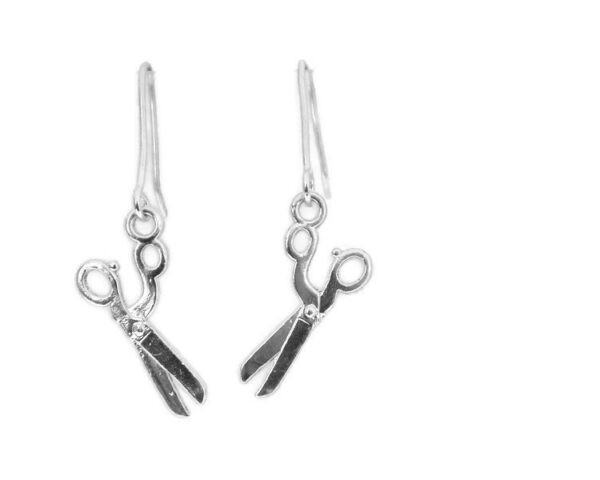 Scissors Earrings Sterling Silver .925