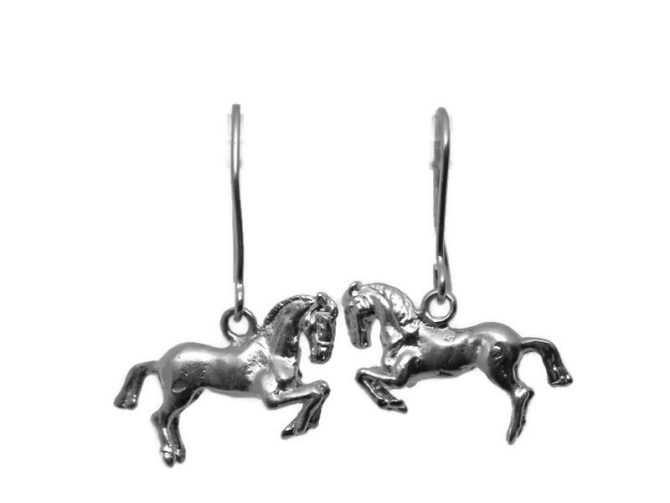 Sterling Silver .925 Horse Earrings