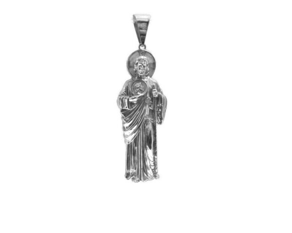 Saint Judas Thaddaeu/ San Judas Tadeo / St. Jude Pendant .925 Sterling Silver.