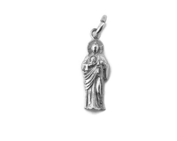 Saint Judas Thaddaeu/ San Judas Tadeo / St. Jude Pendant .925 Sterling Silver.
