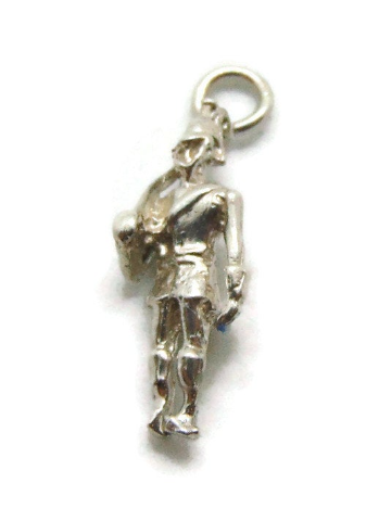 Toy Soldier Charm Pendant .925 Sterling Silver!!