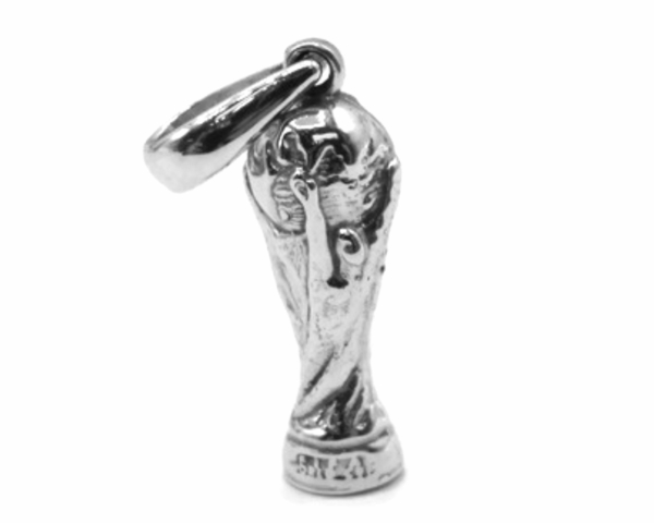 World Cup Charm Pendant .925 Sterling Silver.