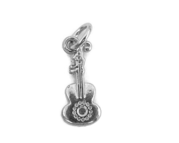 .921 Sterling Silver Ukulele Charm Pendant