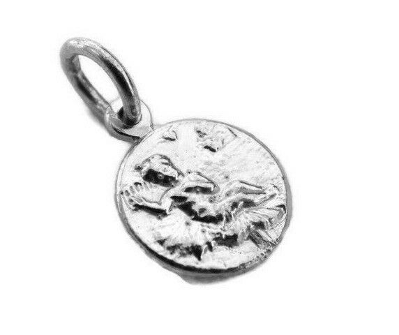 Angel Small Medallion .925 Sterling Silver