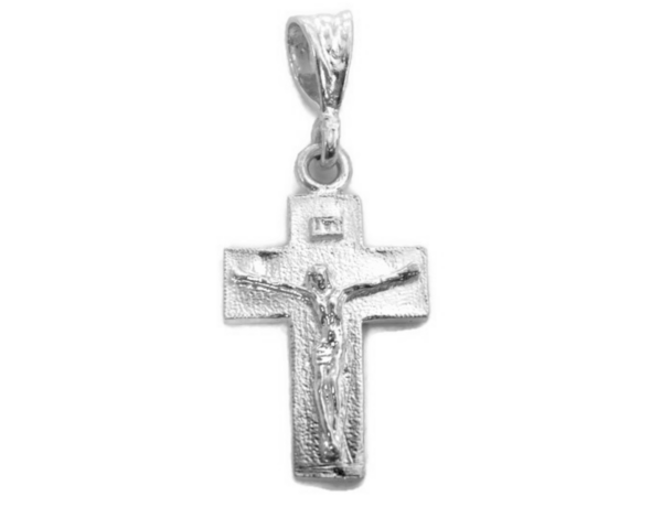 USA Cross Pendant Charm .925 Sterling Silver