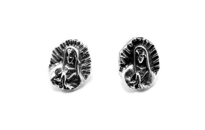 NEW .925 Sterling Silver Virgin Mary (Virgen de Guadalupe)  Earrings!! - Image 2