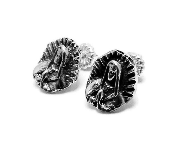 NEW .925 Sterling Silver Virgin Mary (Virgen de Guadalupe)  Earrings!!