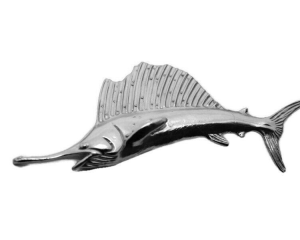 Sailfish ( Pez Vela ) Pendant Charm .925 Sterling Silver!!
