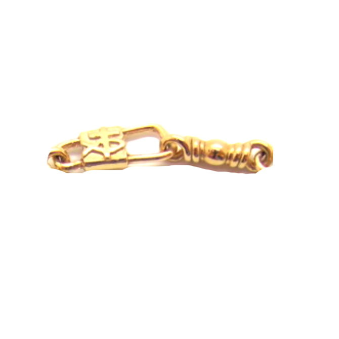 ACTS Bracelet Fishers Of Men 10K Gold MEDIUM LINK, Fish and Cross Design!! - Image 3