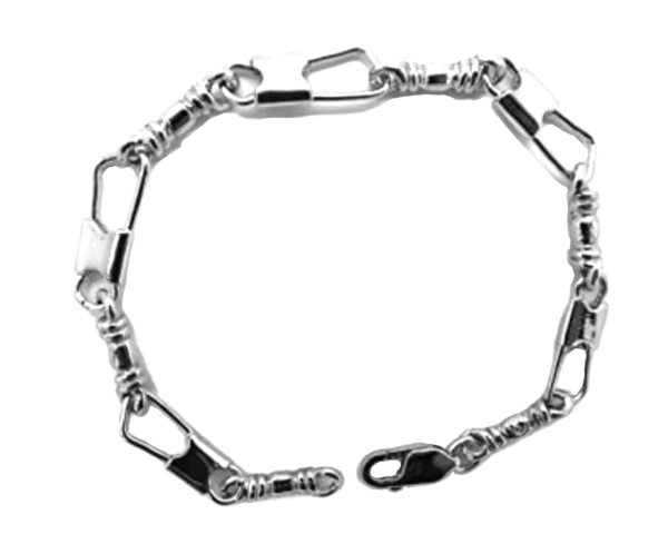 Fishers of Men Acts Bracelet 10K Solid White Gold Regular Link Original