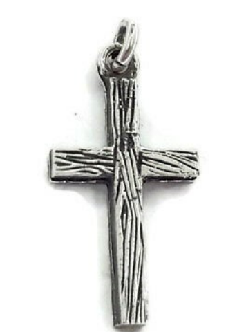 Cross Charm Pendant .925 Sterling Silver