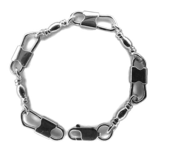 ACTS Bracelet Fishers Of Men .925 Sterling Silver Extra Large Link, Original Design