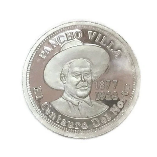 Pancho Villa El Centauro Del Norte 1 Ounce .999 Silver Mexican Coin -
