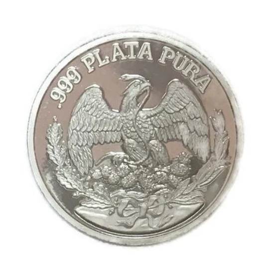 Pancho Villa 1 Ounce .999 Silver Mexican Coin