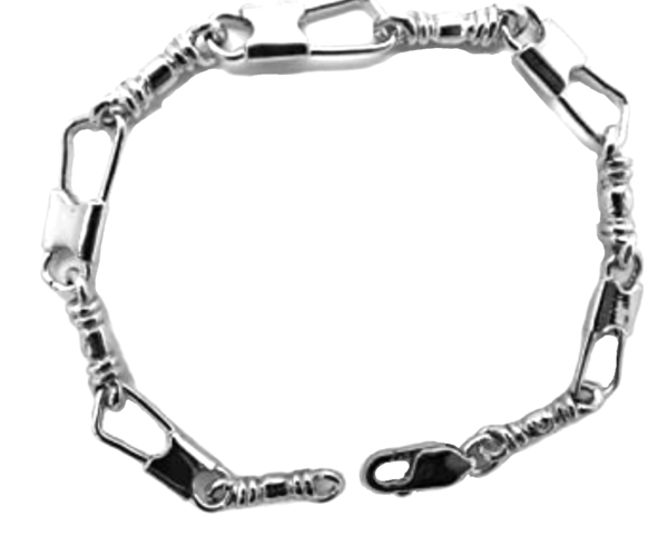 Fishers Of Men Acts Bracelet Sterling Silver Regular Link, Original Design