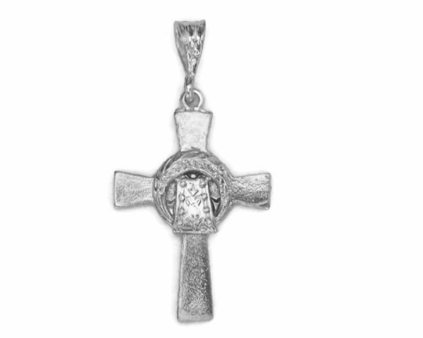 Cross #9 .925 Sterling Silver Pendant