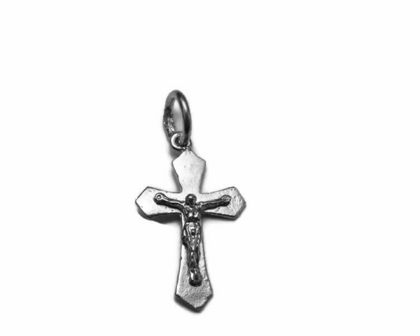 Cross Fiory #2 .925 Sterling Silver Charm pendant