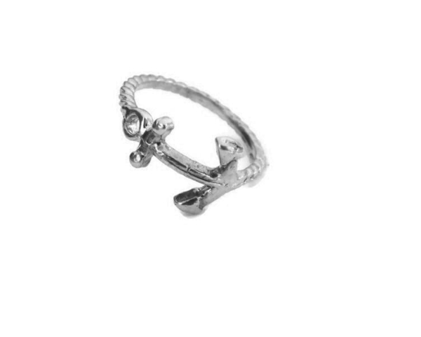 Anchor #5 Ring.925 Sterling Silver!!
