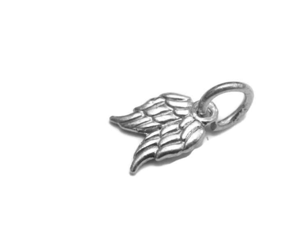 Small Wings Charm Pendant .935 Sterling Silver!!