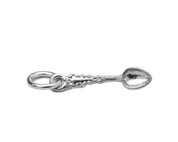 Fancy Spoon Charm Pendant .925 Sterling Silver!!