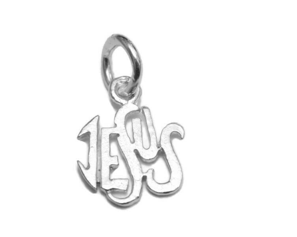 Jesus Name #2 Charm Pendant .925 Sterling Silver!!