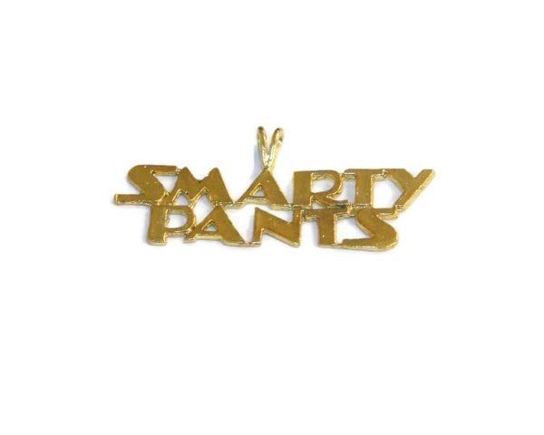 Smarty Pants Pendant 14k Yellow Gold
