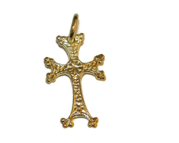 Antique Cross Pendant 14k Yellow Gold!!