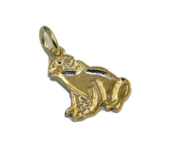 Frog #2 Pendant 14k Yellow Gold!!