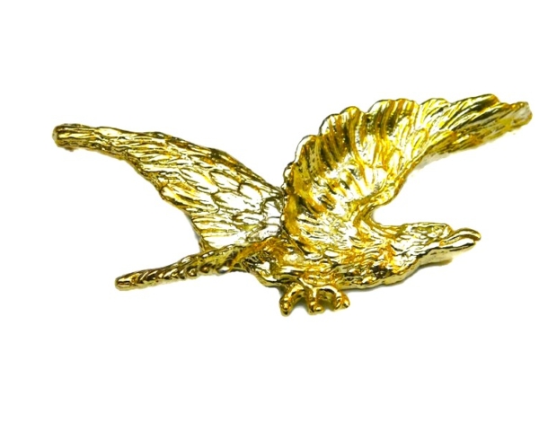 Flying Eagle #3 Pendant 14k Yellow Gold