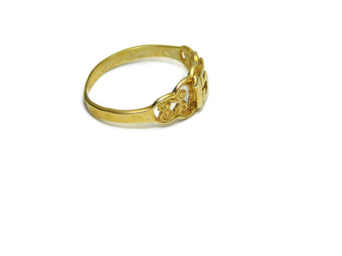 Ring Girl's Quinceañera 15 Years Old Celebration Birthday 14k Yellow  Gold. - Image 4