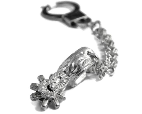 Spur Keychain .925 Sterling Silver
