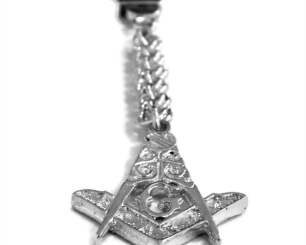 Masonic Keychain .925 Sterling Silver