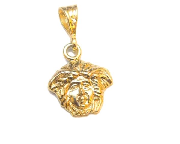 Medusa Head Pendant 14k Yellow Gold