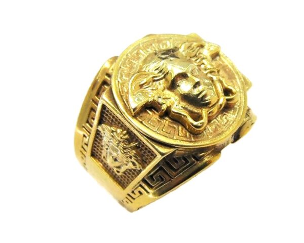 NEW! MEN'S MEDUSA FACE RING
