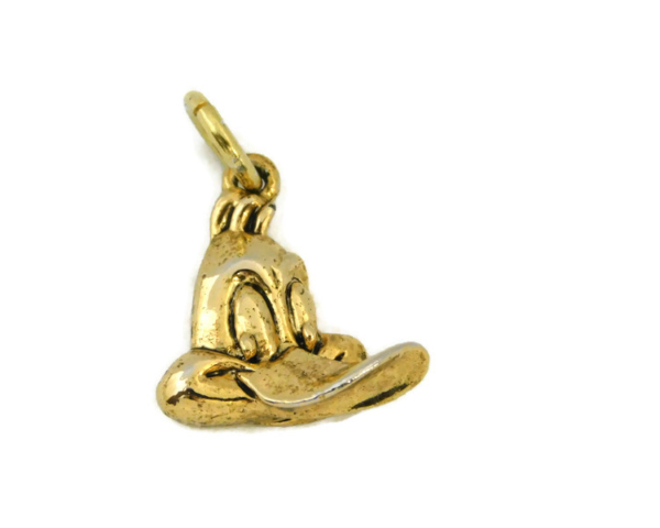 Daffy Duck Pendant Charm 14k Yellow Gold