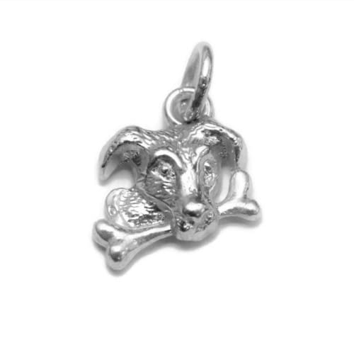 Labrador Retriever Dog Charm Pendant .925 Sterling Silver