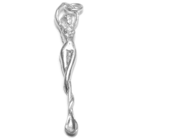 Naked Lady Pendant .925 Sterling Silver