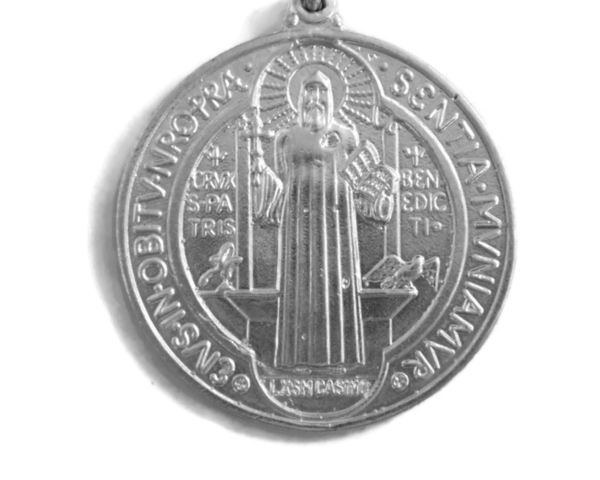 St. Benedict Keychain .925 Sterling Silver
