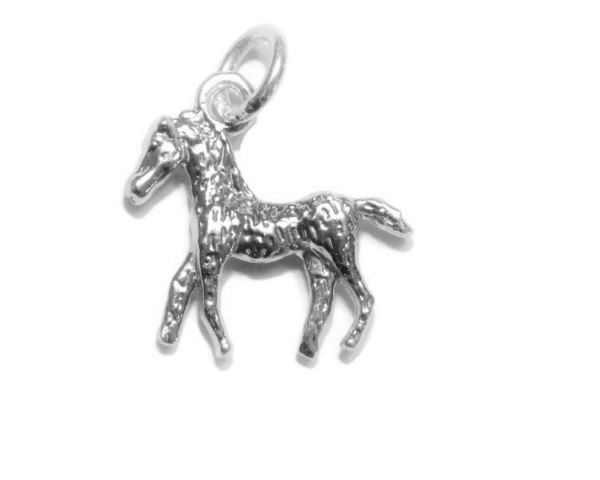 Foal Charm Pendant .925 Sterling Silver