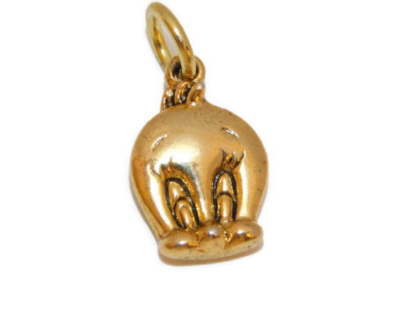 Tweety Charm 14k Yellow Gold