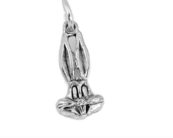 Bugs Bunny Pendant Charm .925 Sterling Silver