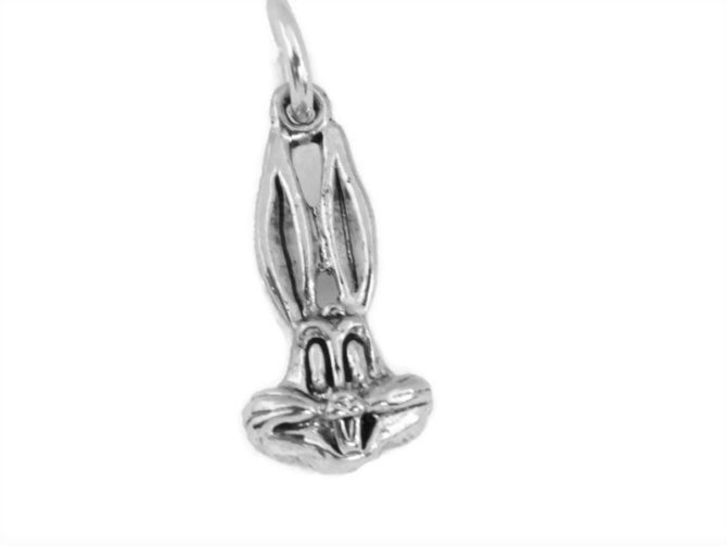 Bugs Bunny Pendant Charm .925 Sterling Silver