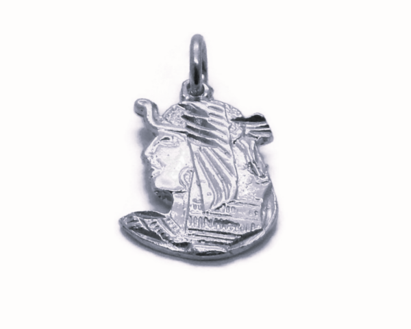 .925 Sterling Silver Egyptian Charm Pendant!!