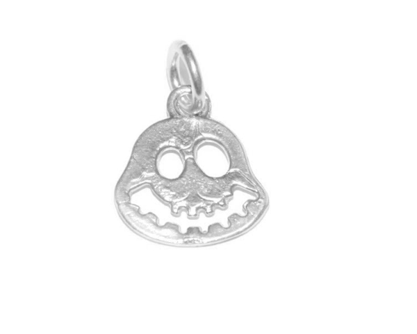 Friendly Ghost Charm Pendant .925 Sterling Silver