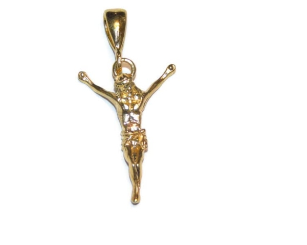 Olympic Christ Small #2 Pendant !4k Yellow Gold