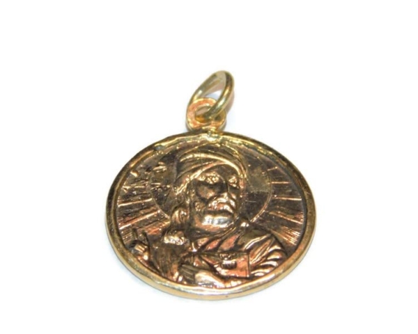 Medium Medallion 14k Yellow Gold Pendant